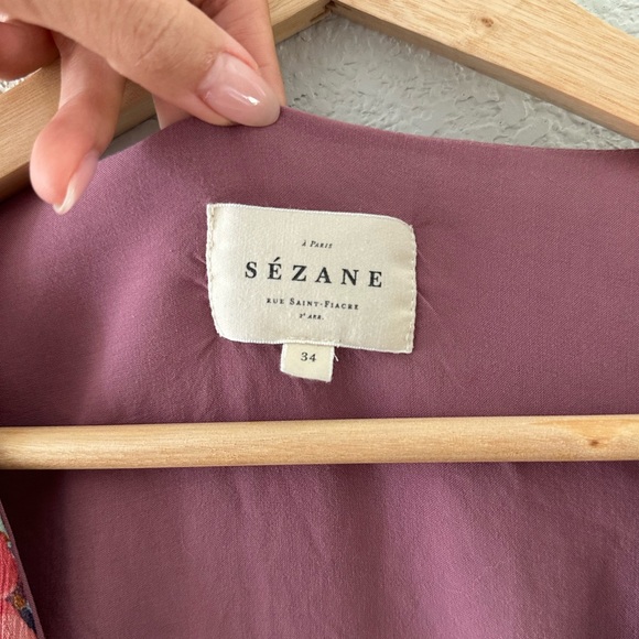 Sezane Noemia Wrap Dress - Picture 5 of 5